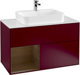 Villeroy & Boch Finion Waschtischunterschrank 1000 mm White Matt Lacquer mit LED-Beleuchtung