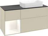 Villeroy & Boch Finion Waschtischunterschrank 120 cm Glossy White Lacquer mit Beleuchtung