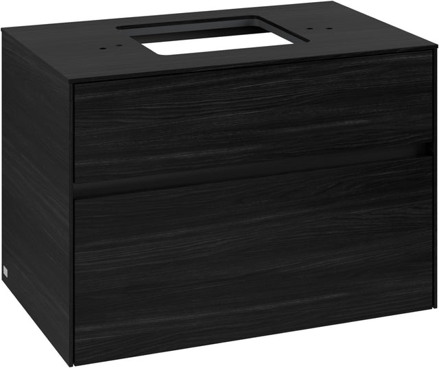 Villeroy & Boch Waschtischunterschrank Collaro C12400 800x548x500mm Black Oak mit SoftClosing