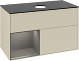 Villeroy & Boch Waschtischunterschrank Finion FA12G 1000 mm Glossy White Lacquer mit Beleuchtung