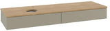 Villeroy & Boch Antao Waschtischunterschrank 1600 mm grau mit 2 Auszügen und Push-Open