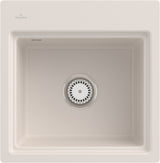 Villeroy & Boch Subway Style 50 S Flat Flächenbündige Spüle 500x510mm Stone White CeramicPlus
