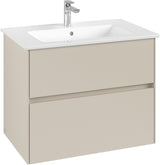 Villeroy & Boch Waschbeckenunterschrank Collaro C144 B0 761 mm White Oak mit LED-Beleuchtung