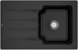 Villeroy & Boch Architectura 45 Einbauspüle 800x510mm Ebony CeramicPlus reversibel