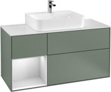 Villeroy & Boch Finion Waschtischunterschrank G161G 1200 mm Glossy White Lacquer mit LED-Beleuchtung