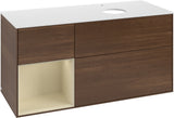 Villeroy & Boch Finion Waschbeckenunterschrank 1200 mm Glossy White Lacquer mit Beleuchtung