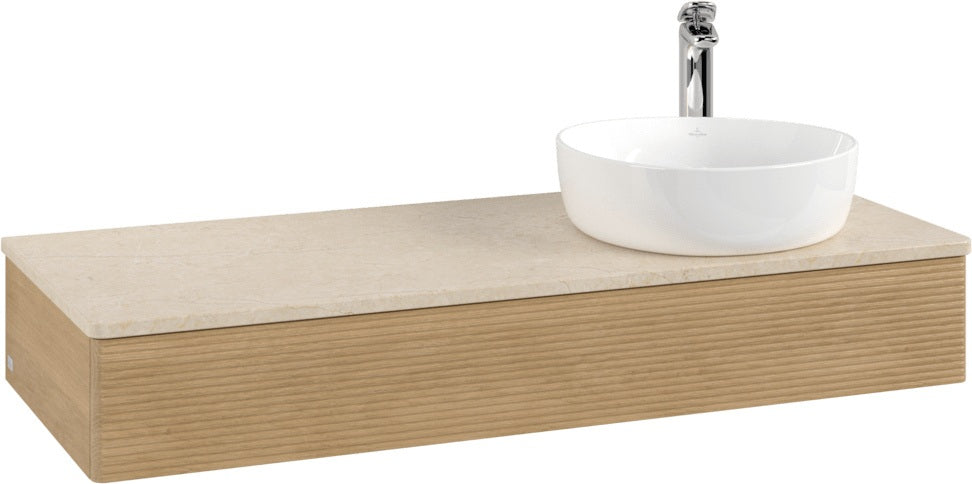 Villeroy & Boch Waschbeckenunterschrank Antao K12153 1200 mm Warm Walnut mit Auszug