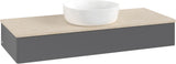 Villeroy & Boch Antao Waschbeckenunterschrank K10013 1200 mm Anthrazit Matt – 1 Auszug, Push-to-Open