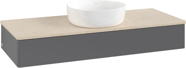 Villeroy & Boch Antao Waschbeckenunterschrank K10013 1200 mm Anthrazit Matt – 1 Auszug, Push-to-Open