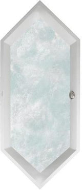 Villeroy & Boch Squaro Whirlpool Sechseck 1900x800 mm Weiß Alpin mit Airpool Entry