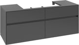 Villeroy & Boch Waschtischunterschrank Collaro C088 1400 mm White Oak, 4 Auszüge, SoftClosing