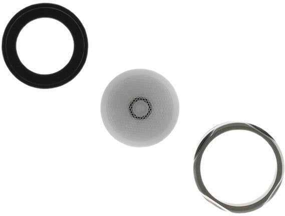 Villeroy & Boch Strahlregler 927970 Edelstahl massiv 30x30x30 mm rund