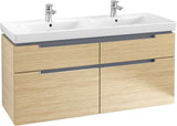 Villeroy & Boch Subway 2.0 Waschtischunterschrank A91710 Glossy White 1287 mm