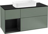Villeroy & Boch Finion Waschtischunterschrank 1200 mm Glossy White Lacquer mit LED-Beleuchtung