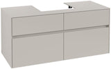 Villeroy & Boch Collaro Waschtischunterschrank 1200 mm mit 4 Auszügen in Black Matt Lacquer