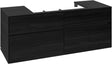 Villeroy & Boch Waschtischunterschrank Collaro C088 B0 1400 mm Black Oak mit Beleuchtung