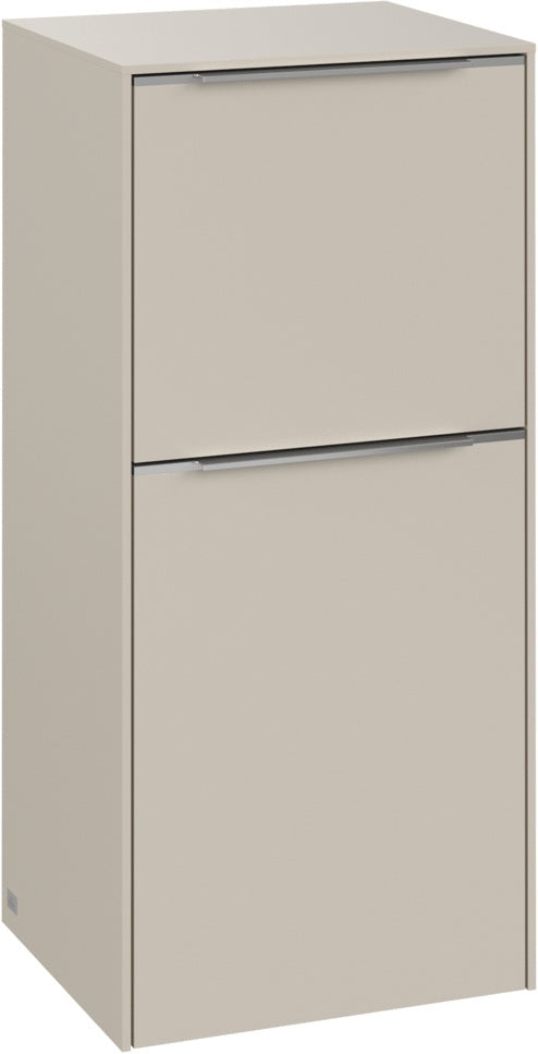 Villeroy & Boch Seitenschrank Subway 3.0 C59500 400 mm Pure White – Halbhochschrank mit Soft-Close