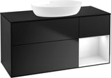Villeroy & Boch Finion Waschtischunterschrank FA72GFGF 1200 mm Glossy White Lacquer mit LED-Beleuchtung