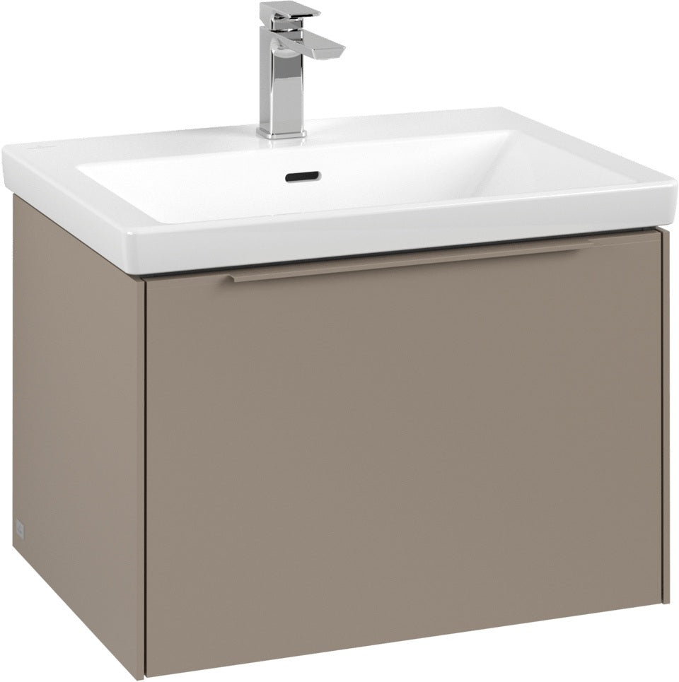Villeroy & Boch Subway 3.0 Waschtischunterschrank C57500, 622 mm, Brilliant White, mit SoftClosing-Auszug