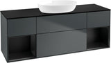 Villeroy & Boch Finion Waschtischunterschrank 1600 mm Glossy White Lacquer mit Beleuchtung