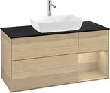 Villeroy & Boch Finion Waschbeckenunterschrank 1200 mm Glossy White Lacquer mit Beleuchtung