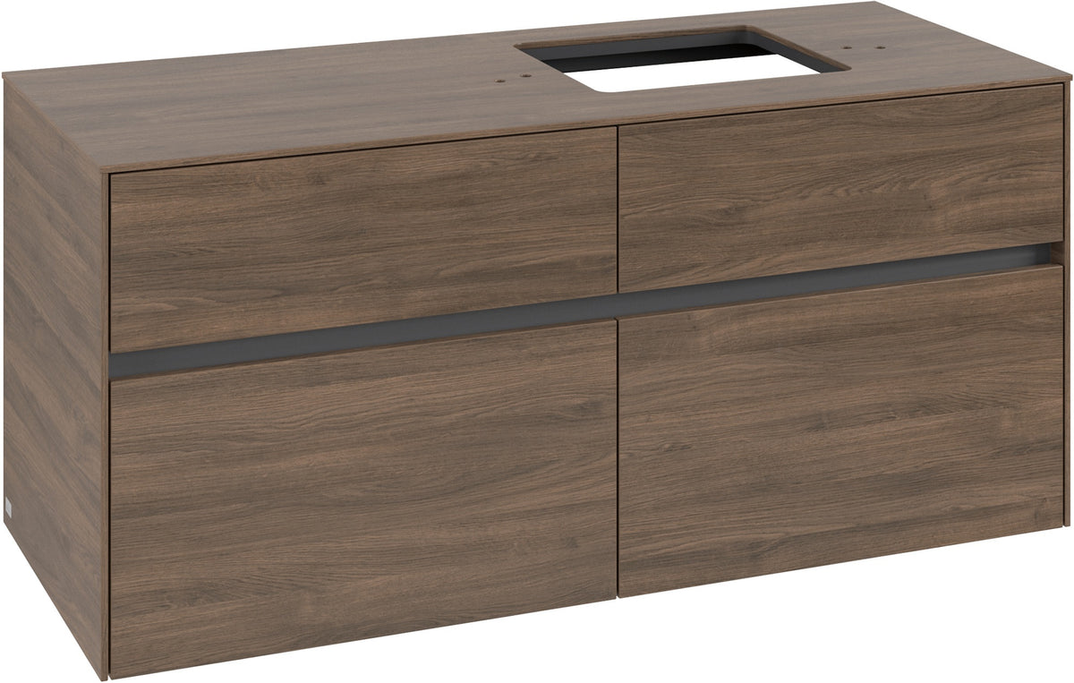 Villeroy & Boch Waschtischunterschrank Collaro C130 Arizona Oak 1200 mm mit 4 Auszügen