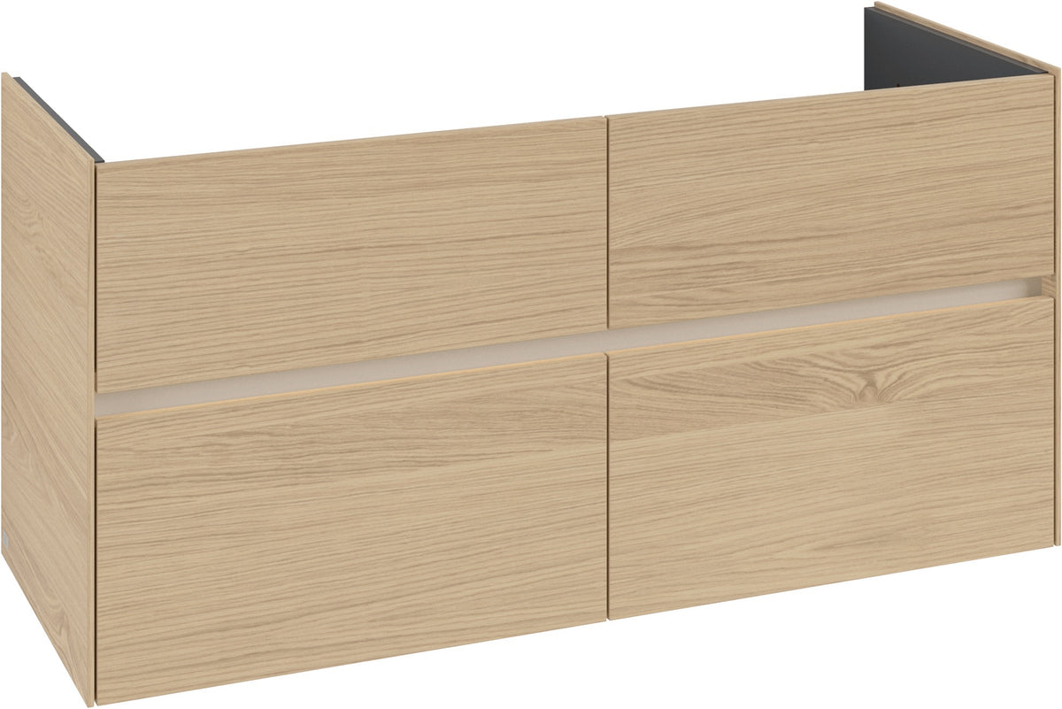 Villeroy & Boch Waschtischunterschrank Collaro C147 B0 1261 mm White Matt mit LED-Beleuchtung