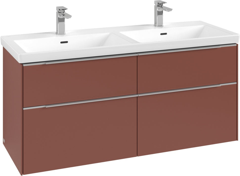 Villeroy & Boch Waschtischunterschrank Subway 3.0 C 568L0 1272 mm Brilliant White mit LED