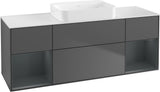 Villeroy & Boch Finion Waschtischunterschrank 1600 mm Glossy White Lacquer mit Beleuchtung