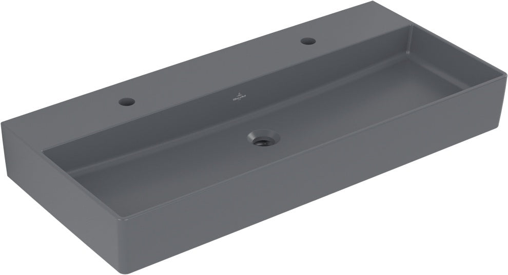 Villeroy & Boch Memento 2.0 Wandwaschbecken 1000 mm Graphite CeramicPlus – matt, rechteckig, TitanCeram