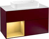 Villeroy & Boch Waschtischunterschrank Finion G241GF Glossy White Lacquer 1000 mm mit Beleuchtung