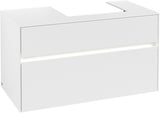 Villeroy & Boch Waschbeckenunterschrank Collaro C015 B0 1000 mm White Matt mit LED-Beleuchtung