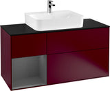 Villeroy & Boch Finion Waschbeckenunterschrank 1200 mm Glossy White mit Beleuchtung