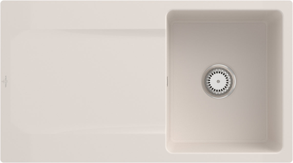 Villeroy & Boch Siluet 50 flat Flächenbündige Spüle 880x490mm Weiß Alpin CeramicPlus