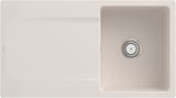 Villeroy & Boch Siluet 50 flat Flächenbündige Spüle 880x490mm Weiß Alpin CeramicPlus