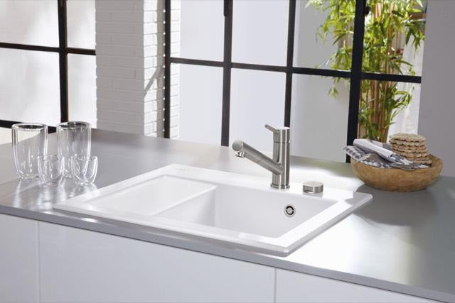 Villeroy & Boch Subway 45 Compact Einbauspüle 650x510mm Keramik Ebony CeramicPlus