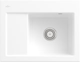 Villeroy & Boch Einbauspüle Subway 45 Compact 331301 Weiß Alpin CeramicPlus 650x510mm