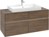 Villeroy & Boch Waschtischunterschrank Collaro C087 B0 Arizona Oak 1200 mm mit Beleuchtung und SoftClosing