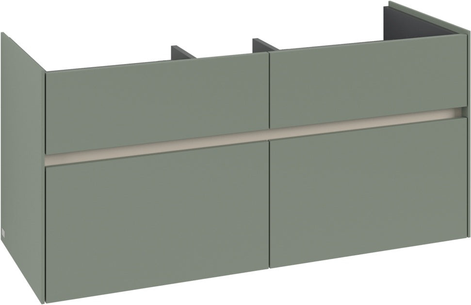 Villeroy & Boch Waschtischunterschrank Collaro C012 Glossy White 1154 mm mit 4 Auszügen