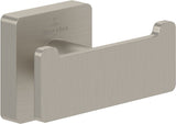 Villeroy & Boch Elements - Striking Doppel-Handtuchhaken, eckig, Chrom, 80 x 44 x 45 mm
