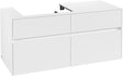 Villeroy & Boch Waschtischunterschrank Collaro C082 1200 mm White Matt mit 4 Auszügen und Becken links