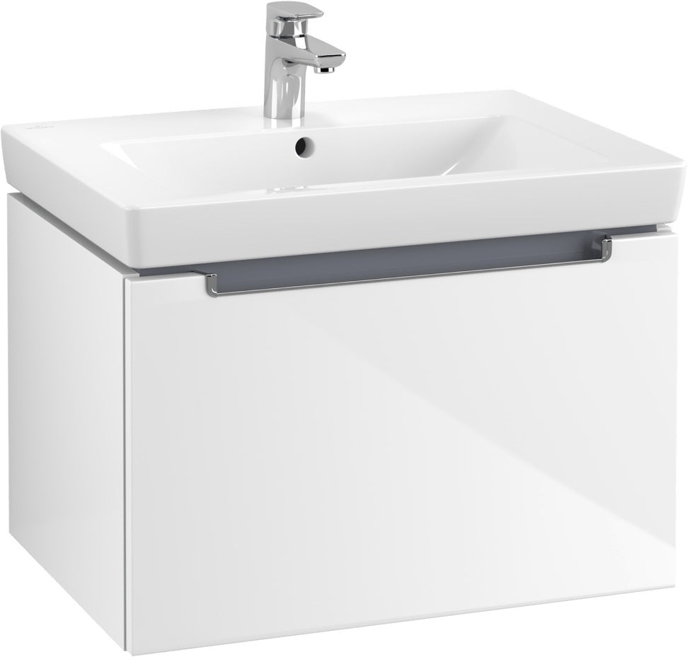 Villeroy & Boch Subway 2.0 Waschtischunterschrank A68810 Glossy White 637 mm