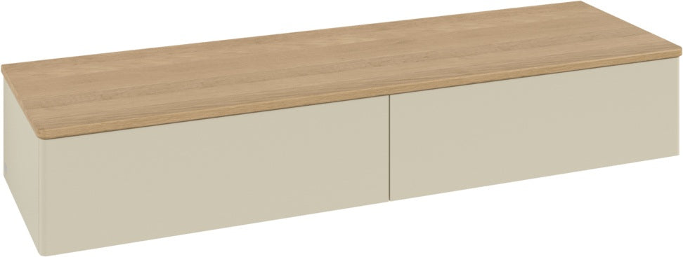 Villeroy & Boch Antao Sideboard 1600 mm – Anthracite Matt Lacquer mit LED-Auszugsbeleuchtung