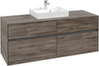 Villeroy & Boch Waschtischunterschrank Collaro C073 1400 mm Stone Oak mit 4 Auszügen