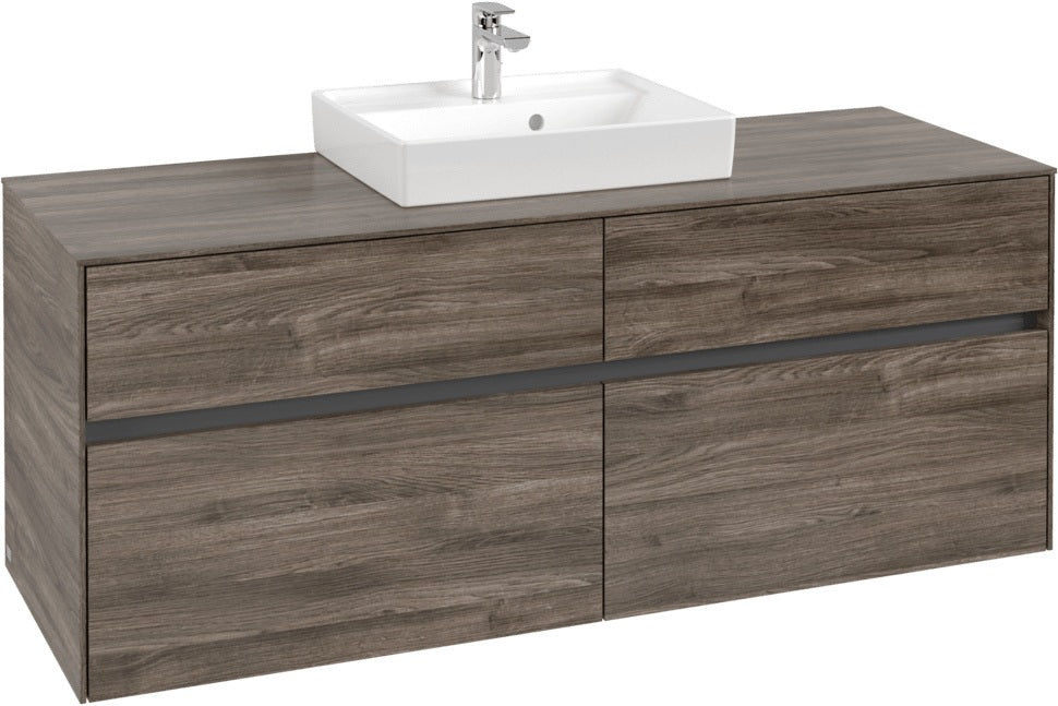 Villeroy & Boch Waschtischunterschrank Collaro C073 1400 mm Stone Oak mit 4 Auszügen