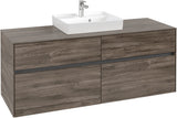 Villeroy & Boch Waschtischunterschrank Collaro C073 1400 mm Stone Oak mit 4 Auszügen