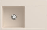 Villeroy & Boch Subway Style 45 Flat Einbauspüle 780x510 mm Stone White CeramicPlus