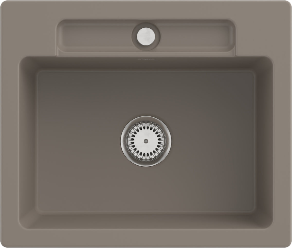Villeroy & Boch Einbauspüle Siluet 60 S 334601 – 600 x 510 mm, Weiß Alpin CeramicPlus, TitanCeram
