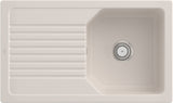 Villeroy & Boch Einbauspüle Linara 338501 860x510mm Rechteck Almond CeramicPlus