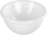 Villeroy & Boch Loop & Friends Unterbauwaschbecken 330 mm Rund Weiß Alpin TitanCeram